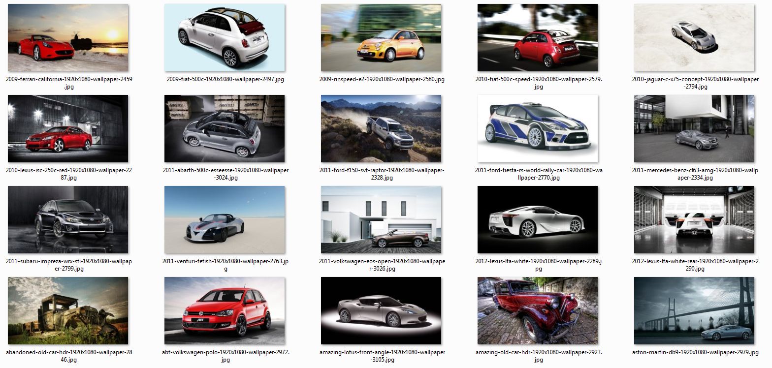 Cars Full HD Wallpapers Pack 1