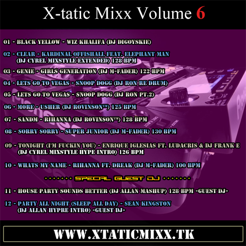 X-tatic Mixx Volume 6 X-tatic Mixx Volume 6